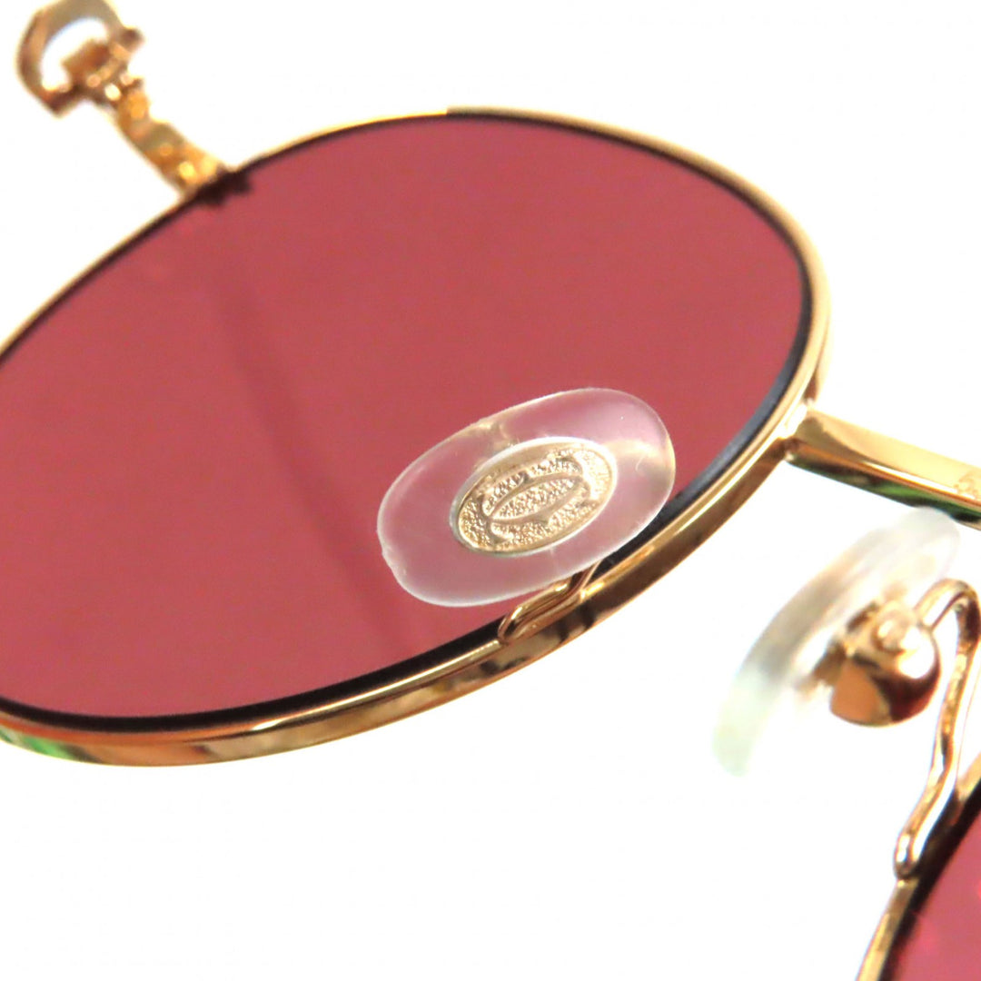 Excellent Cartier sunglasses Signature C de Cartier Boston Shape gold ー mens CT0249S 003