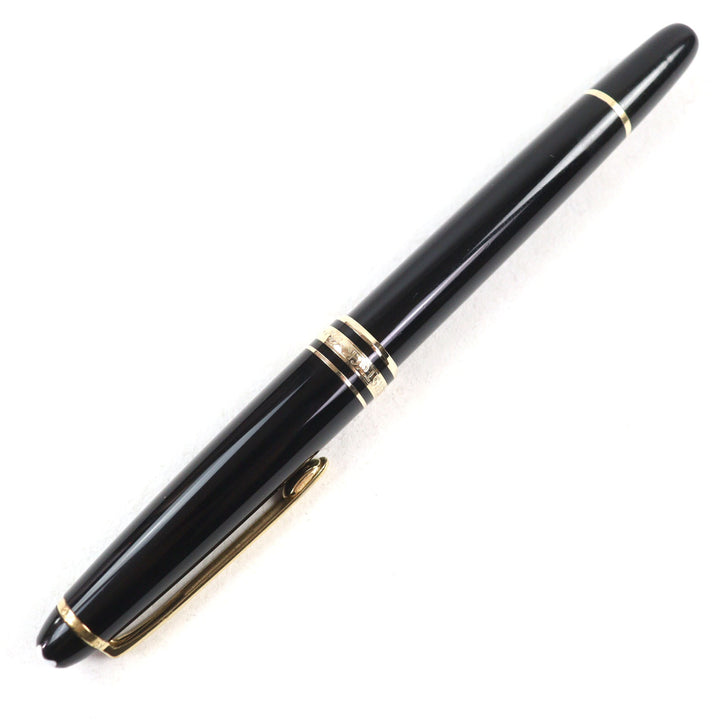 Very Good MONTBLANC fountain pen Meisterstck Classic Logo engraved White Star