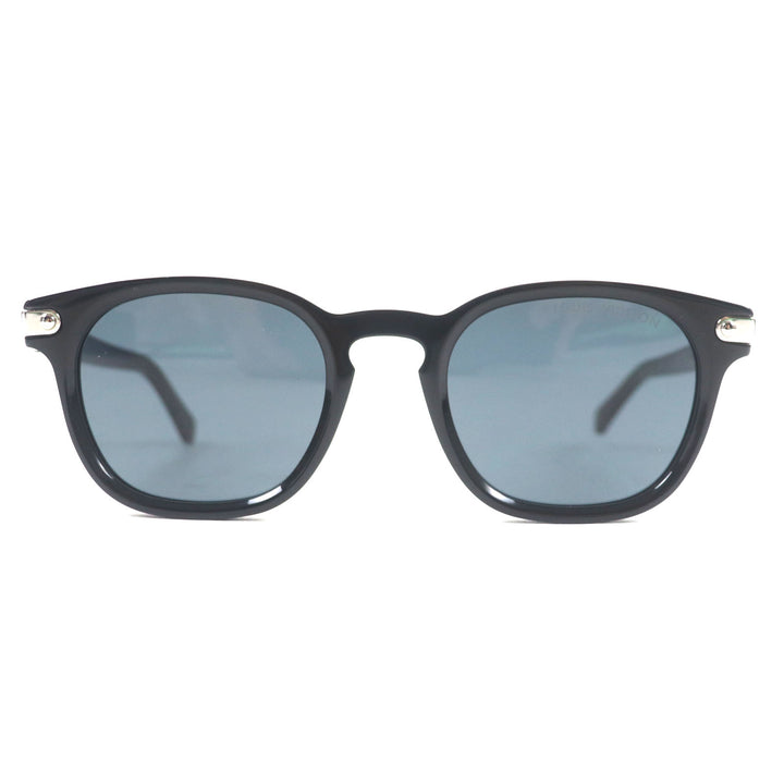 Great LOUIS VUITTON sunglasses LV Signature Square Round Black Silver Z1963U