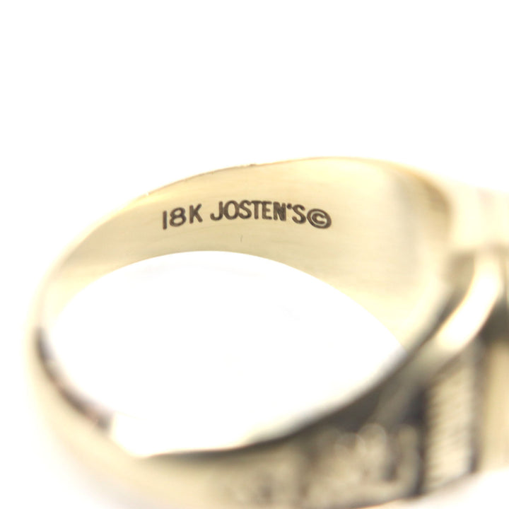 Excellent JOSTENS Ring 2003 SASHA DRAGUNS Japan 12P Diamond Gold pink 18K