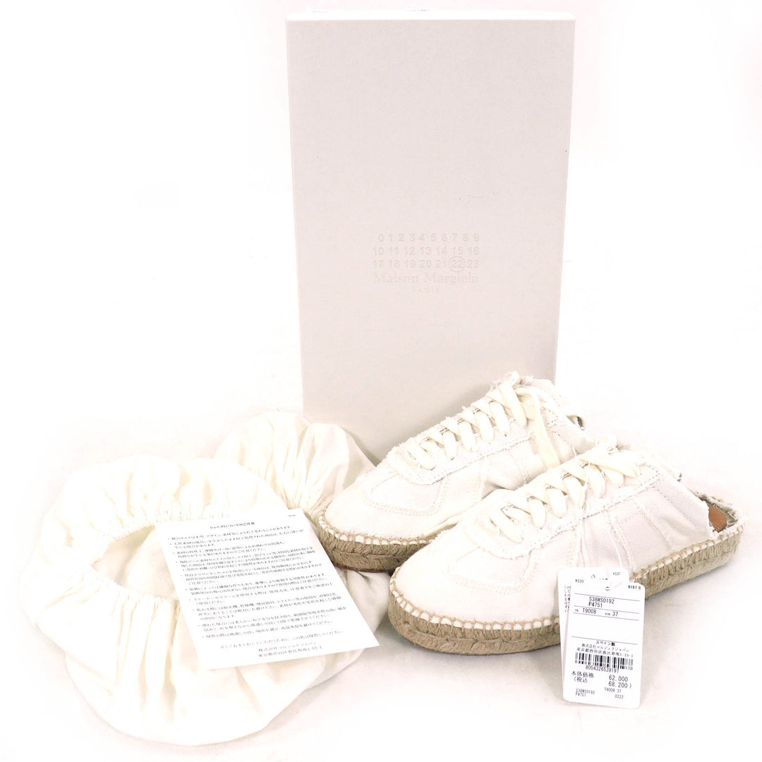 Pristine Maison Margiela 22 Sandals Espadrilles, Denim, Women 37 S38WS0192