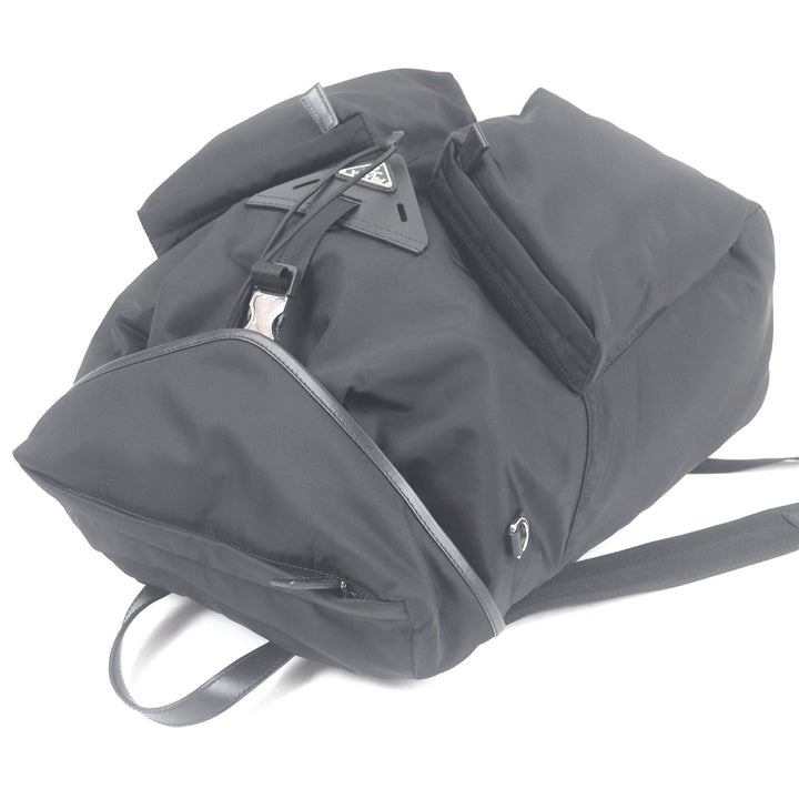 Excellent PRADA Backpack Â· Daypack black Nylon mens 2VZ108