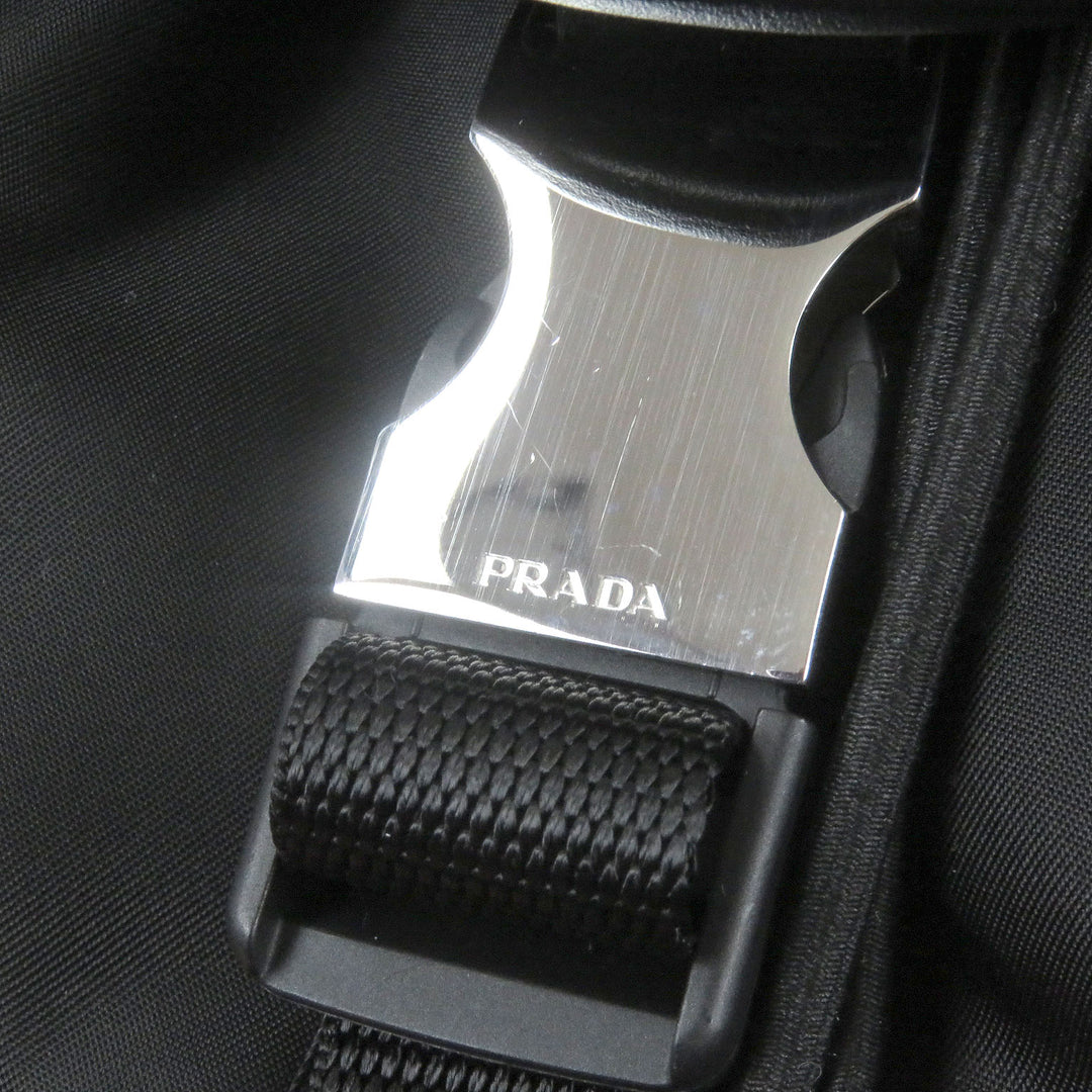 Excellent PRADA Backpack Â· Daypack black Nylon mens 2VZ108