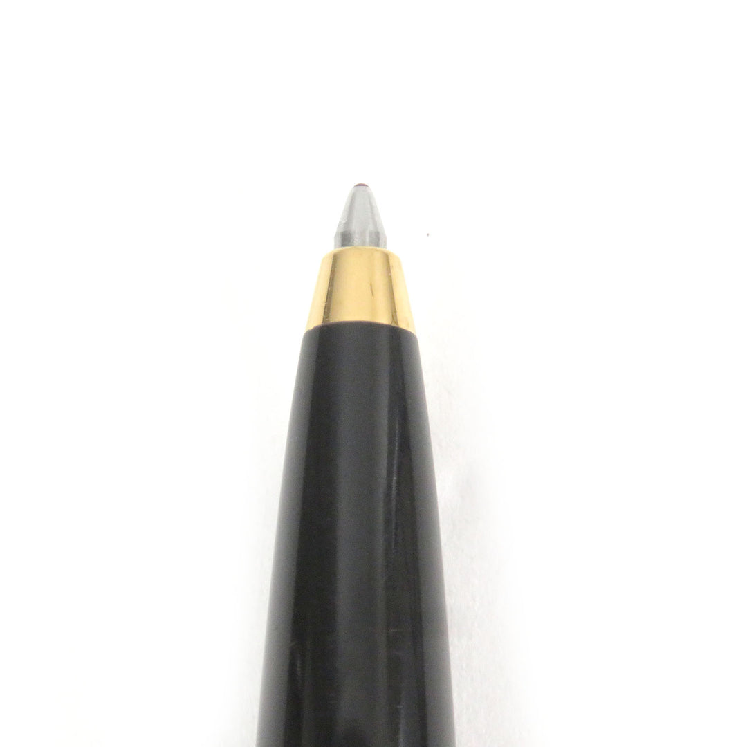 Very Good Cartier Ballpoint pen Diaboro de Cartier Twist type Black gold Blue Gemstone