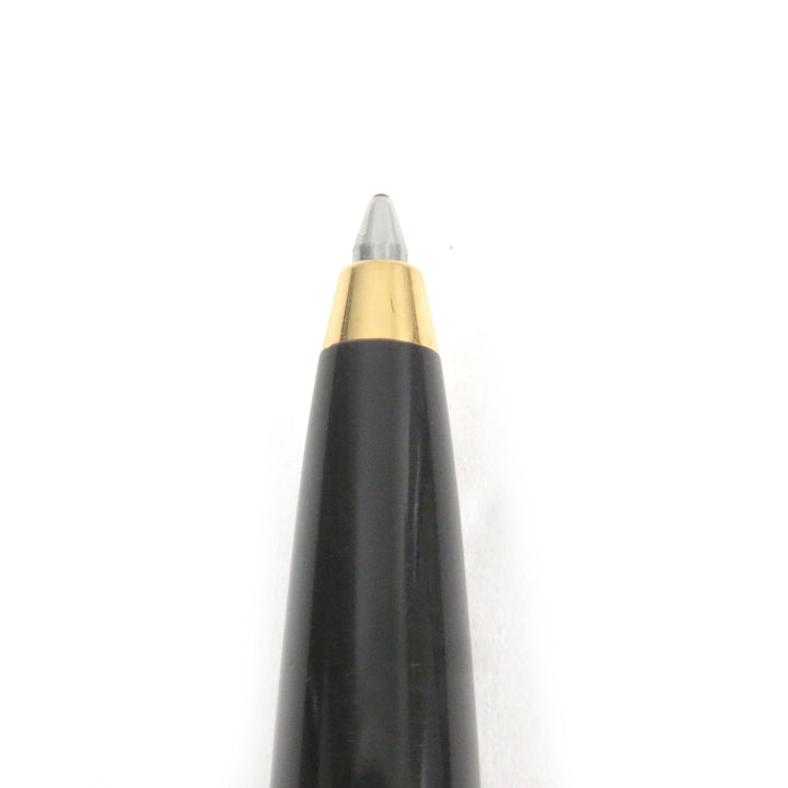 Very Good Cartier Ballpoint pen Diaboro de Cartier Twist type Black gold Blue Gemstone