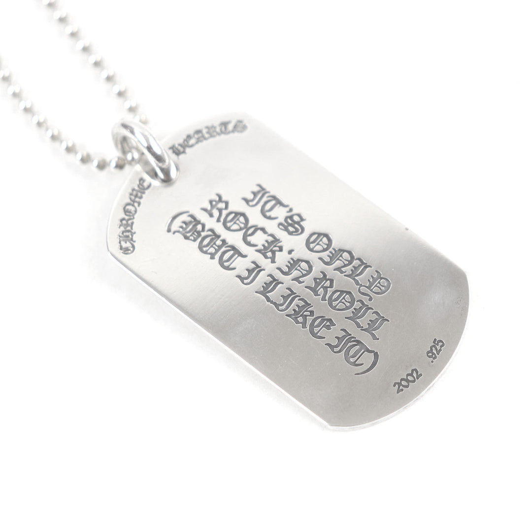 Great CHROME HEARTS Necklace Silver SV925 mens
