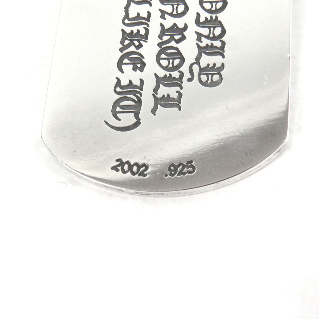 Great CHROME HEARTS Necklace Silver SV925 mens
