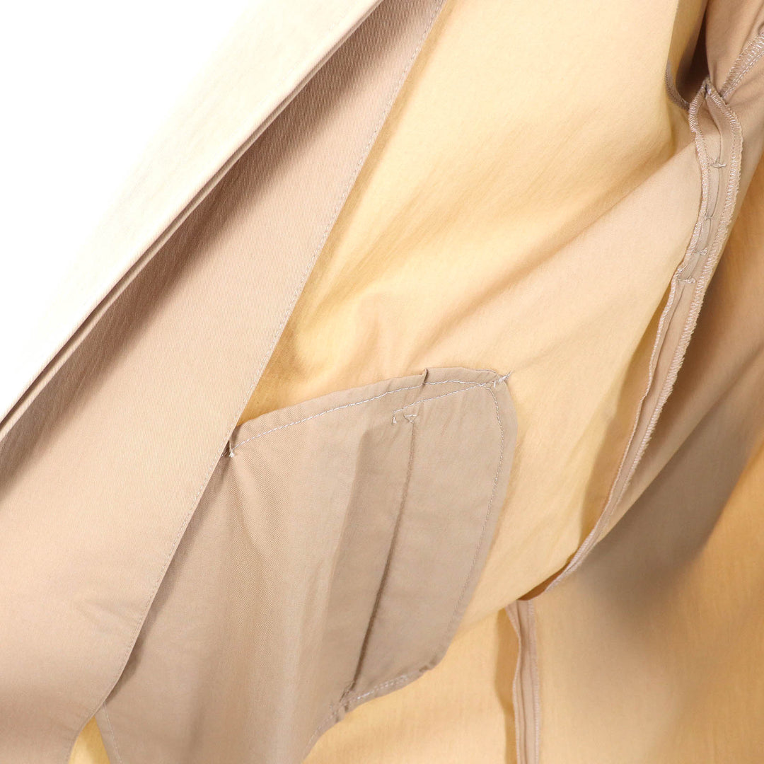 WEEKEND MaxMara coat belted long beige cotton Women 42 24152210516