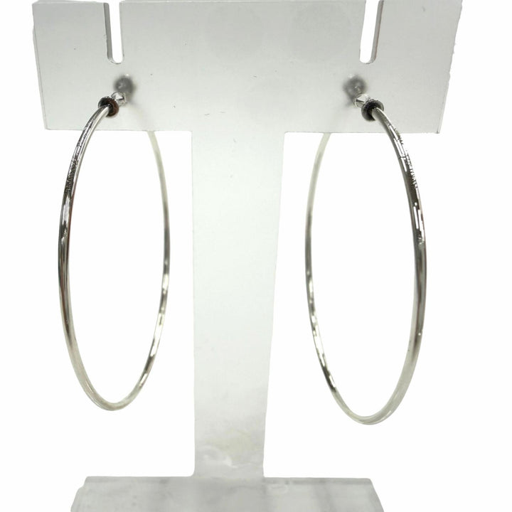 Great TIFFANY&Co. Pierce Diamond hoop Silver 925 Women