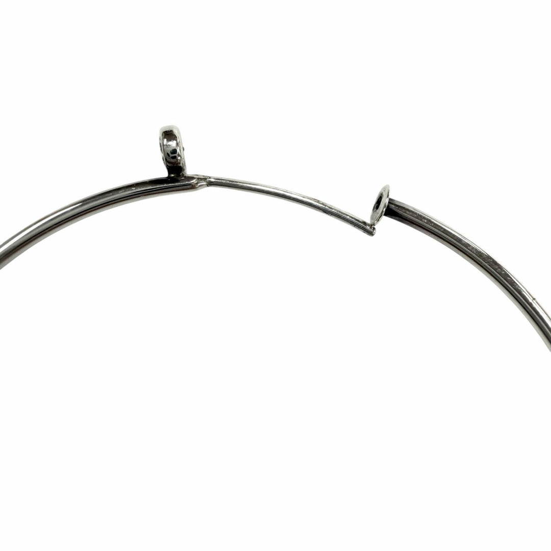 Great TIFFANY&Co. Pierce Diamond hoop Silver 925 Women