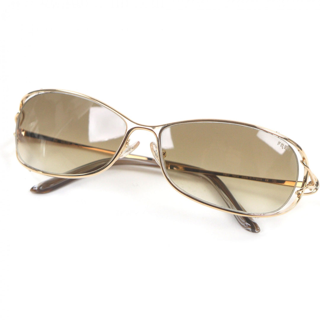 Excellent FRED sunglasses VOLUTE oval frame gold mens