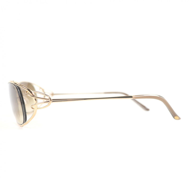 Excellent FRED sunglasses VOLUTE oval frame gold mens