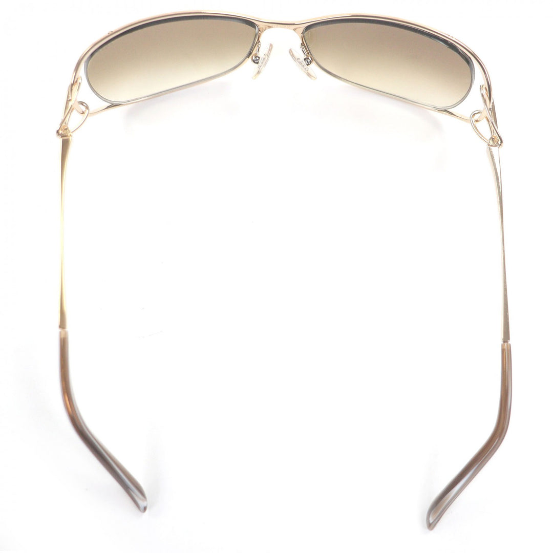 Excellent FRED sunglasses VOLUTE oval frame gold mens