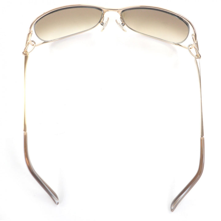 Excellent FRED sunglasses VOLUTE oval frame gold mens