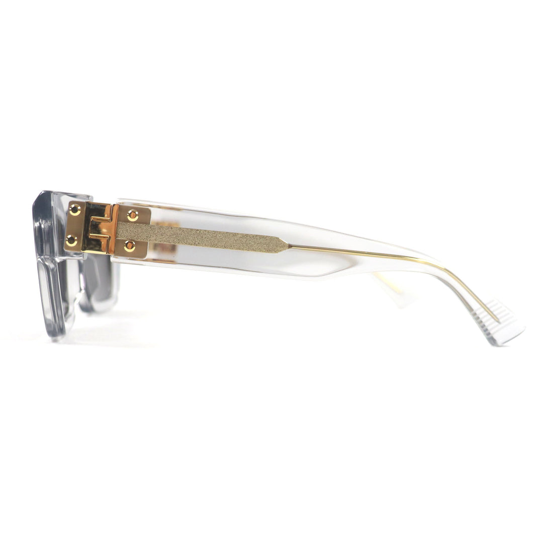 Excellent BOTTEGAVENETA sunglasses Clear Gray Gold ー mens BV1230S