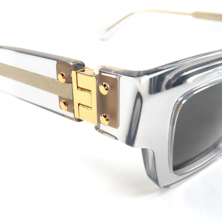 Excellent BOTTEGAVENETA sunglasses Clear Gray Gold ー mens BV1230S