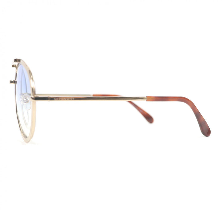 Excellent GIVENCHY sunglasses Two Bridges Teardrop gold GV7113
