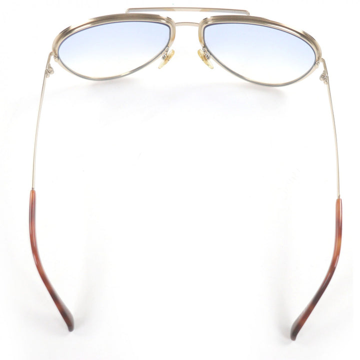 Excellent GIVENCHY sunglasses Two Bridges Teardrop gold GV7113