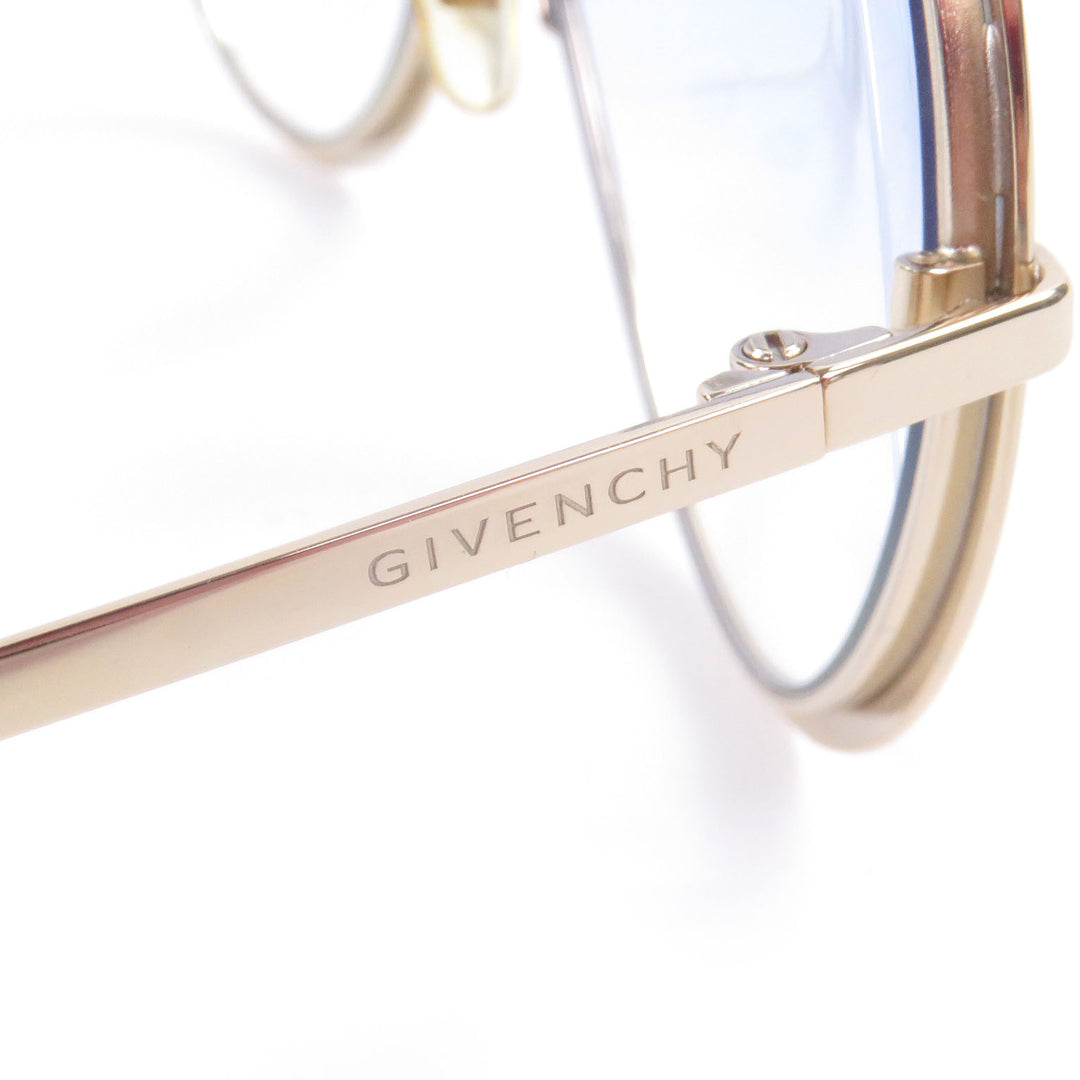 Excellent GIVENCHY sunglasses Two Bridges Teardrop gold GV7113