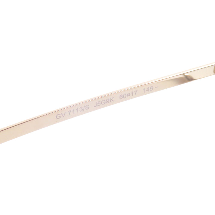 Excellent GIVENCHY sunglasses Two Bridges Teardrop gold GV7113