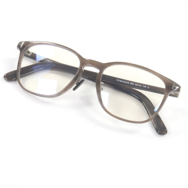 Excellent TOM FORD Glasses Wellington Blue Light Cut Gray marble