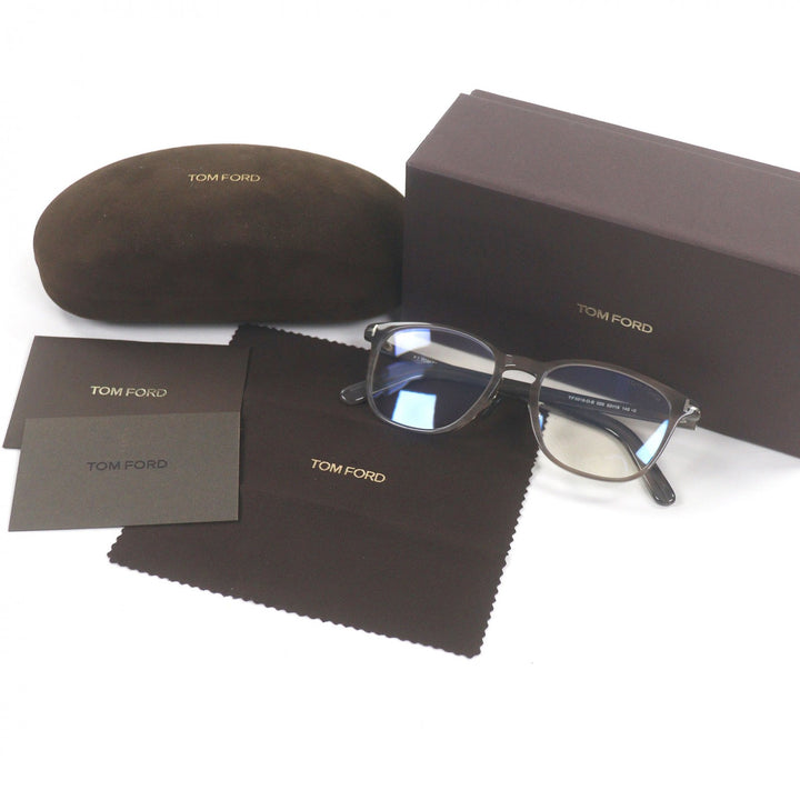 Excellent TOM FORD Glasses Wellington Blue Light Cut Gray marble