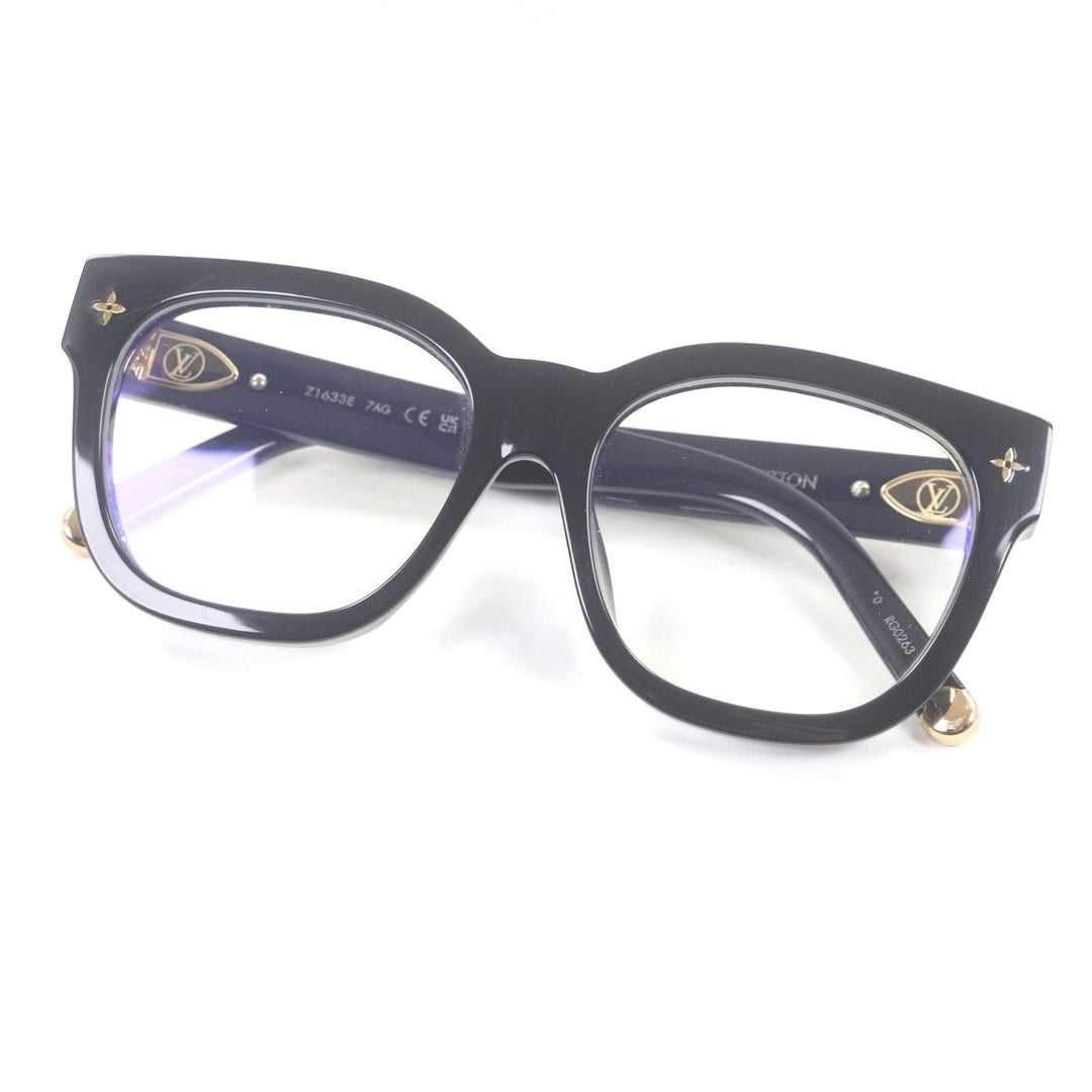 Great LOUIS VUITTON Glasses My Monogram Square blue light cut black
