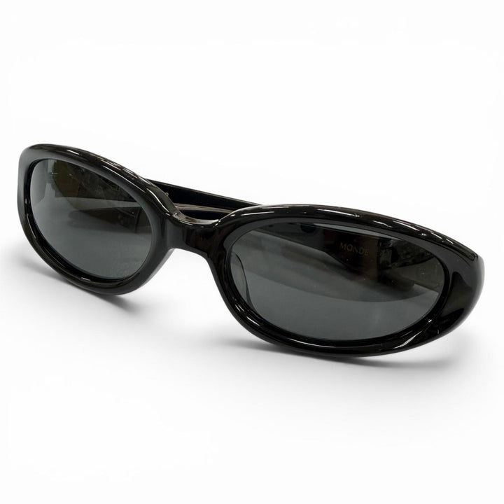 Great GENTLE MONSTER sunglasses MONDE 2025 Collection Oval Eyewear black mens