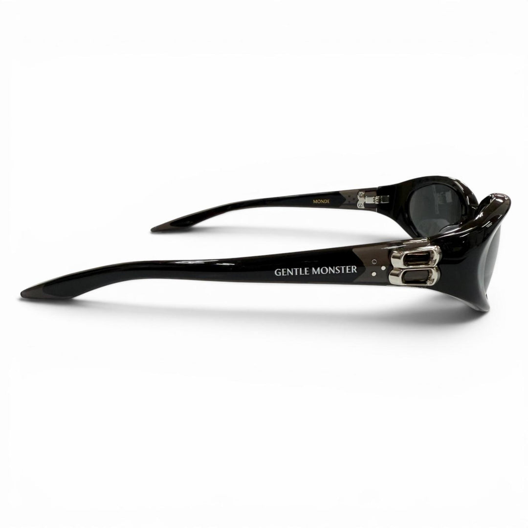 Great GENTLE MONSTER sunglasses MONDE 2025 Collection Oval Eyewear black mens