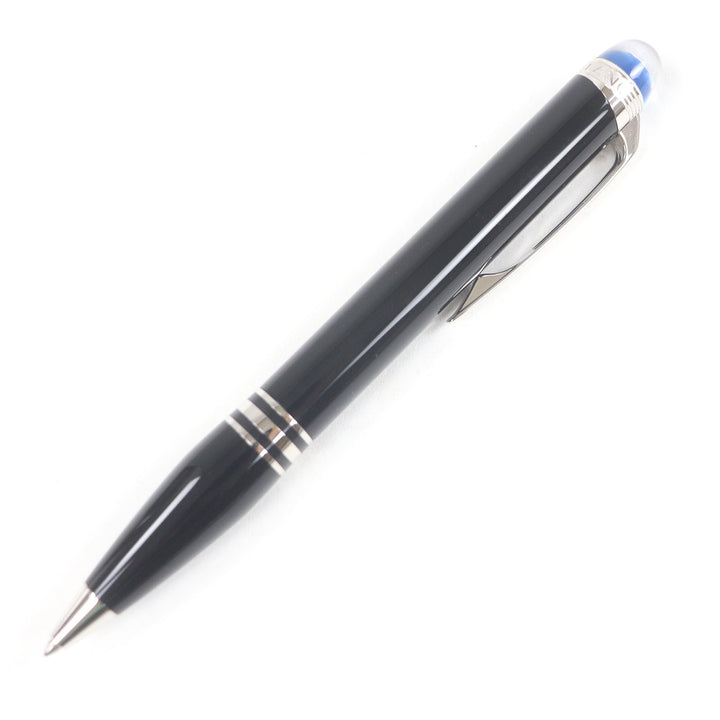 Excellent MONTBLANC Ballpoint pen Starwalker New Blue Dome Black Silver