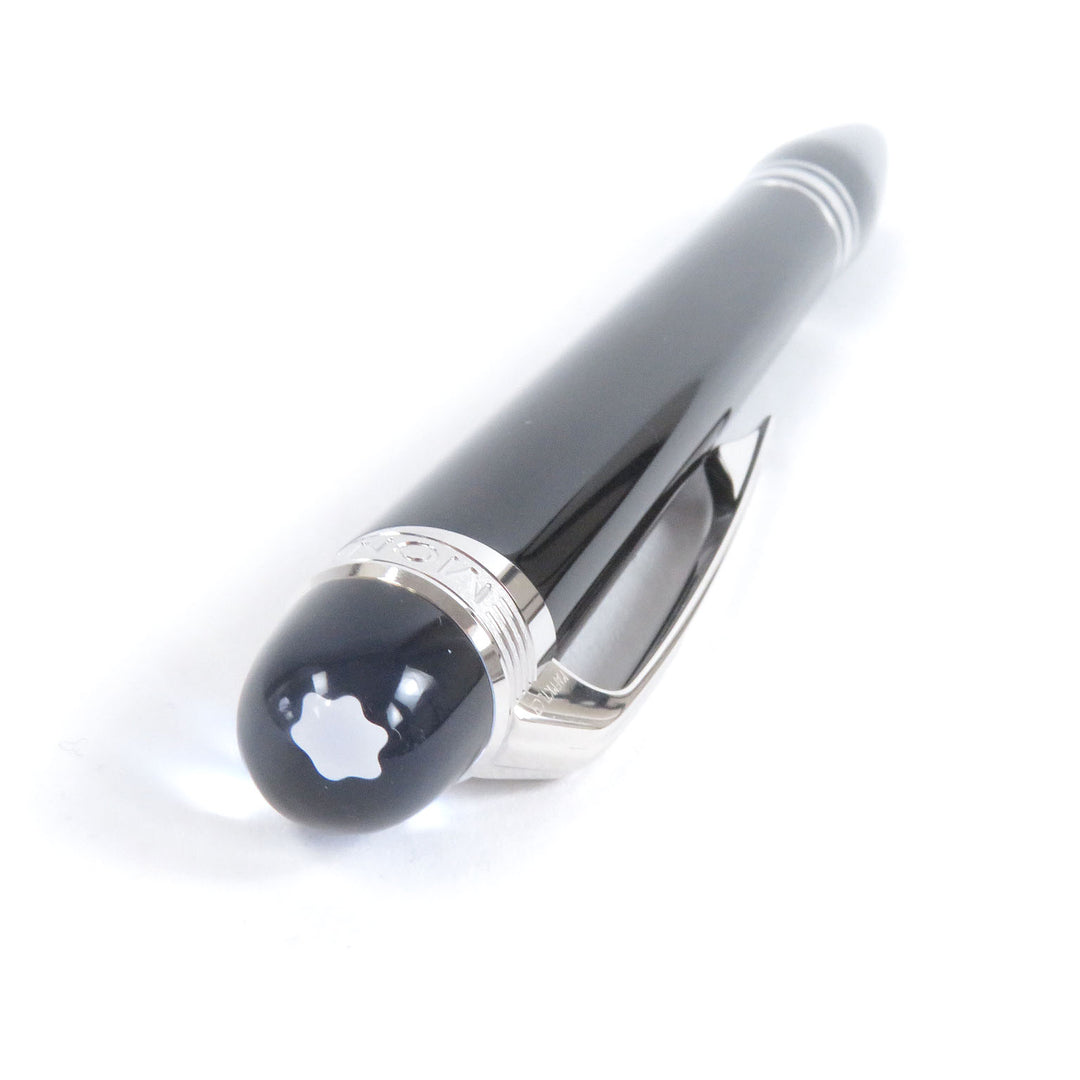 Excellent MONTBLANC Ballpoint pen Starwalker New Blue Dome Black Silver