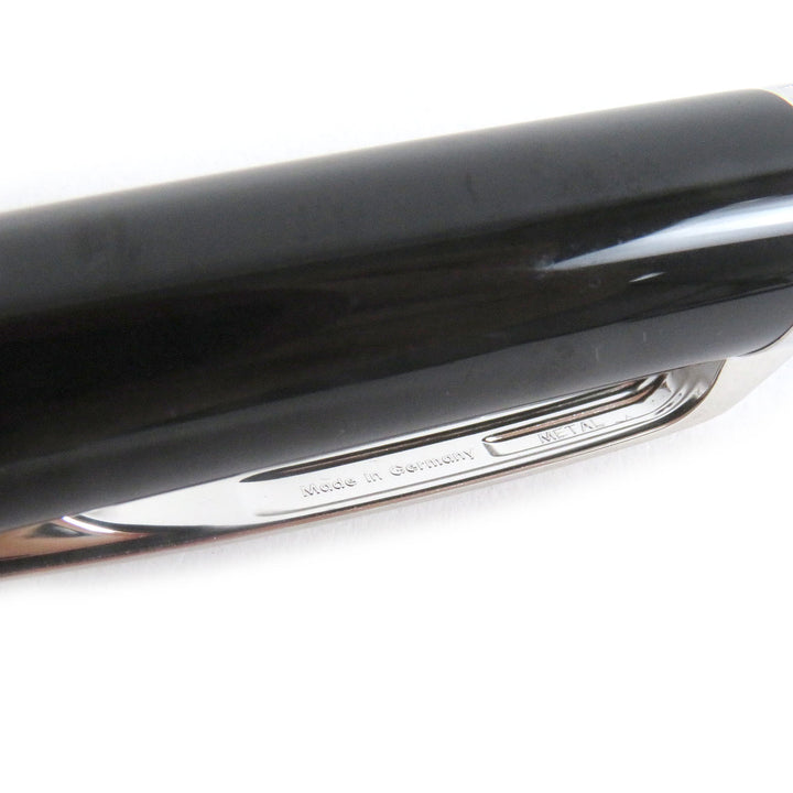 Excellent MONTBLANC Ballpoint pen Starwalker New Blue Dome Black Silver