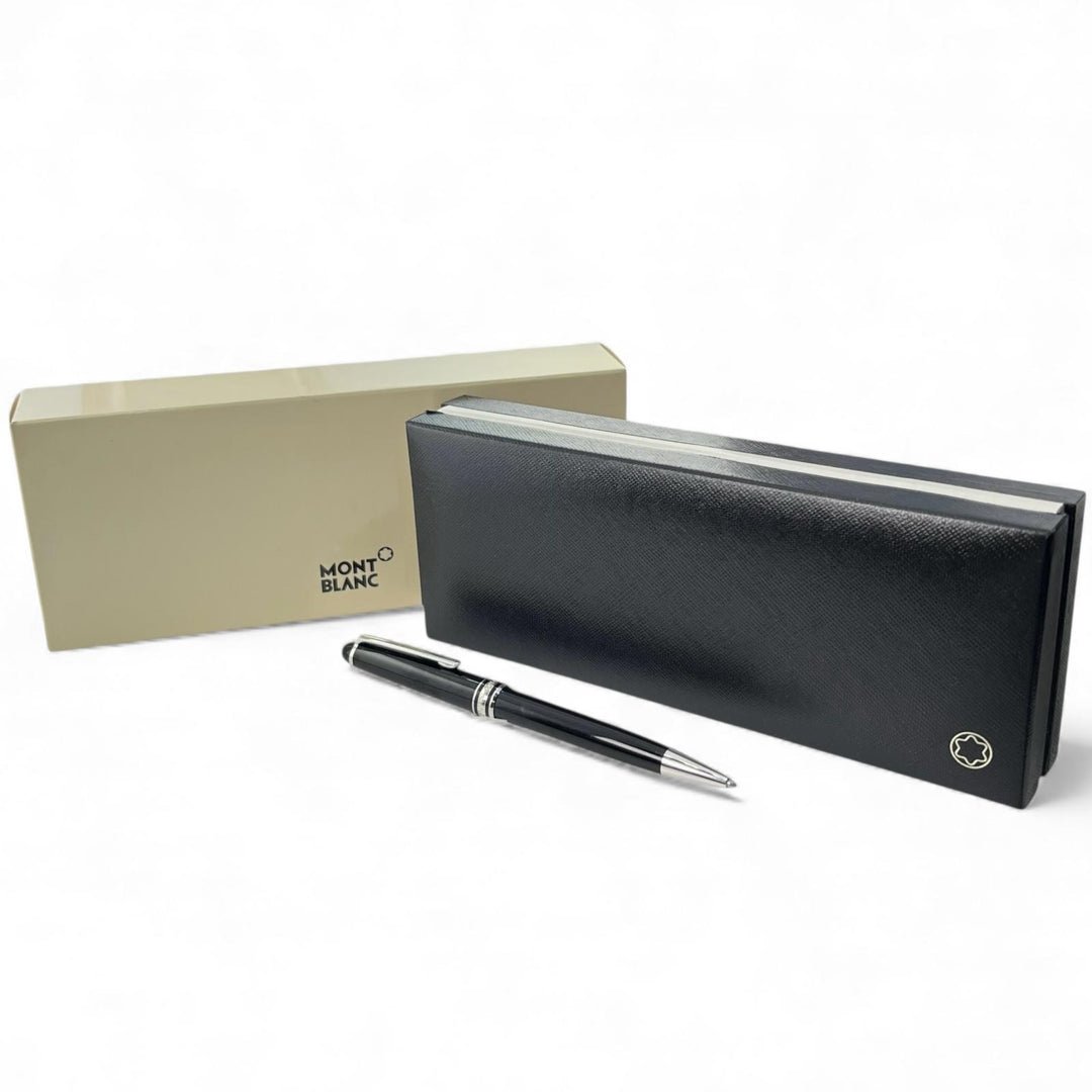 Very Good MONTBLANC Ballpoint pen Meisterstück Classic white star black mens