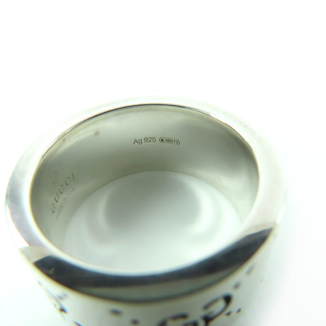 Great GUCCI Ring ghost Silver AG925 Women 12 455318