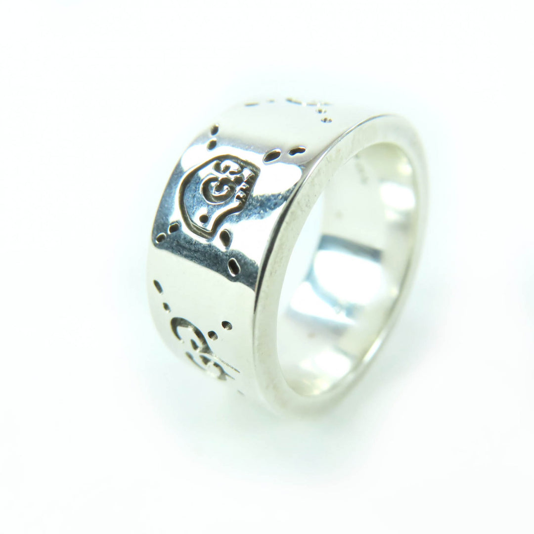 Great GUCCI Ring ghost Silver AG925 Women 12 455318