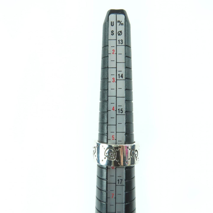 Great GUCCI Ring ghost Silver AG925 Women 12 455318