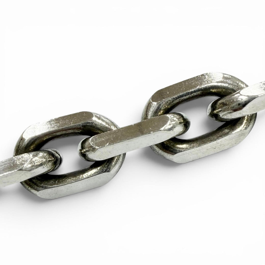 Very Good GUCCI Necklace Interlocking G Silver AG925 mens 620796