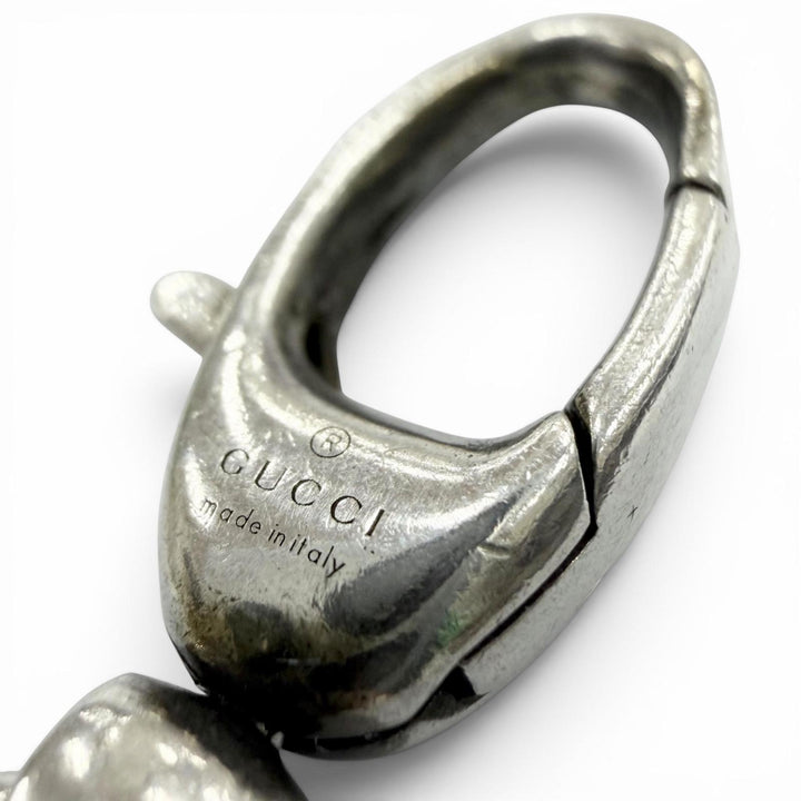 Very Good GUCCI Necklace Interlocking G Silver AG925 mens 620796