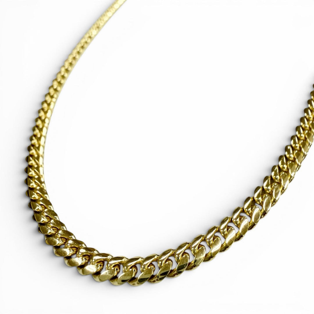 Great AVALANCHE Necklace Miami Chain gold 10K mens