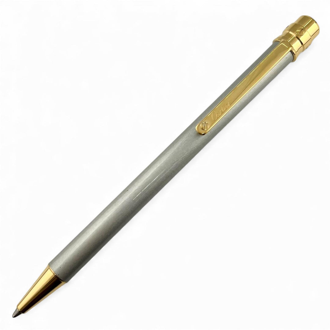 Very Good Cartier Ballpoint pen Santos Do Love Gold Plated Silver gold mens