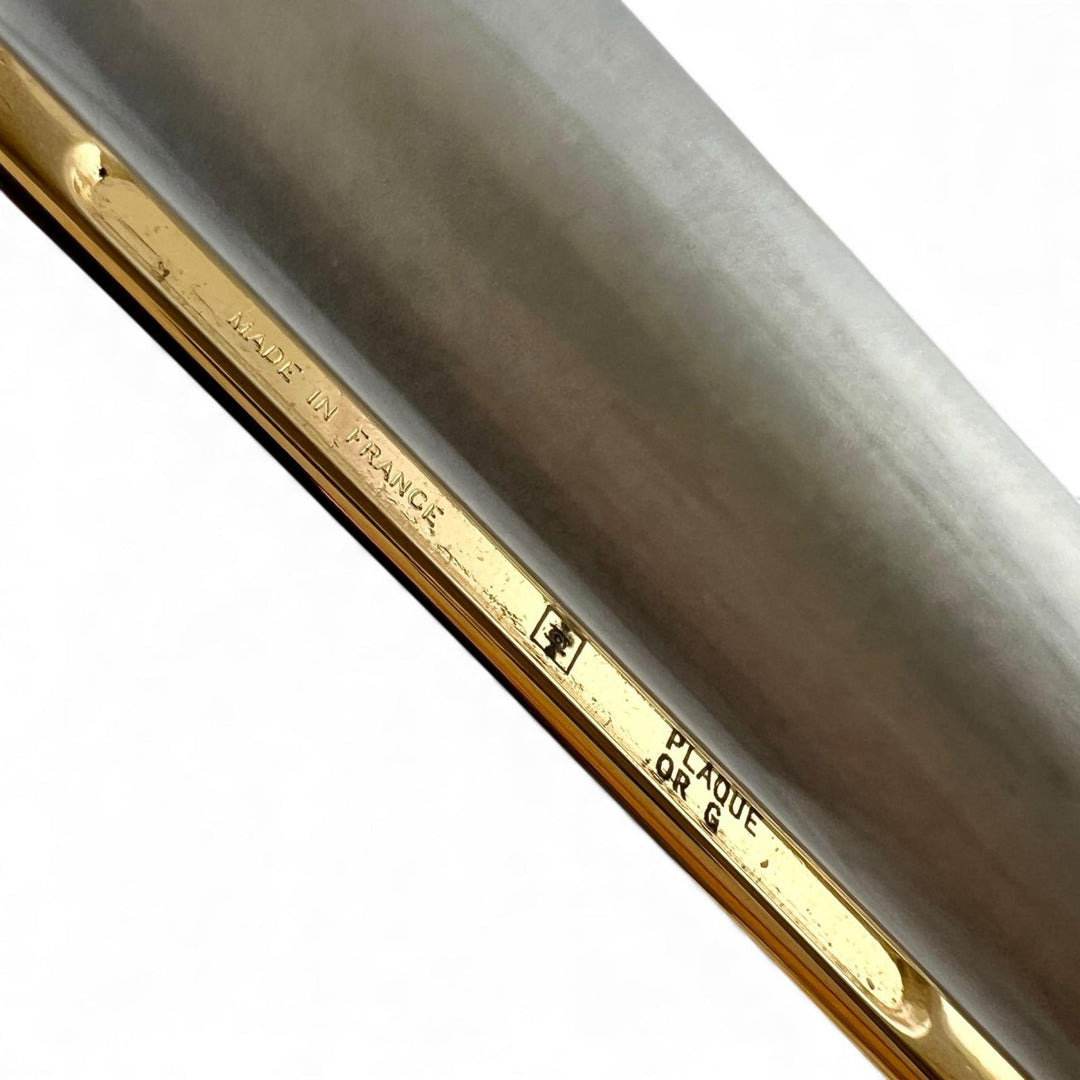 Very Good Cartier Ballpoint pen Santos Do Love Gold Plated Silver gold mens