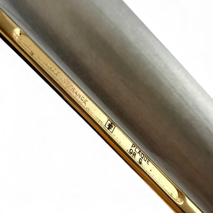 Very Good Cartier Ballpoint pen Santos Do Love Gold Plated Silver gold mens