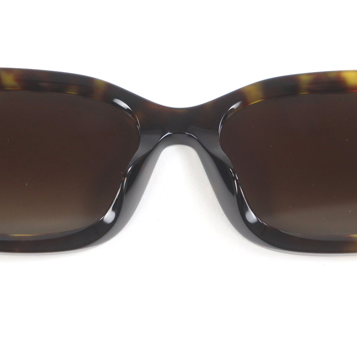 Excellent CHANEL sunglasses Rectangle Shape COCO Mark Eyewear Brown