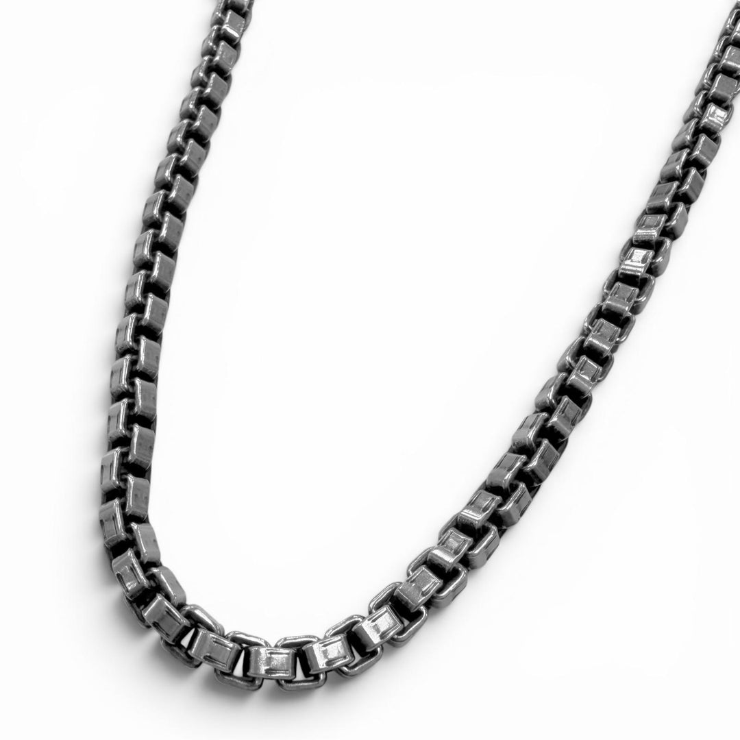 Great LOUIS VUITTON Necklace LV Tailor Silver AG925 mens M02027