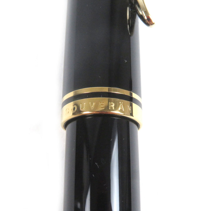Excellent PERIKAN fountain pen Souvern M600 Cap type Black gold 14C mens