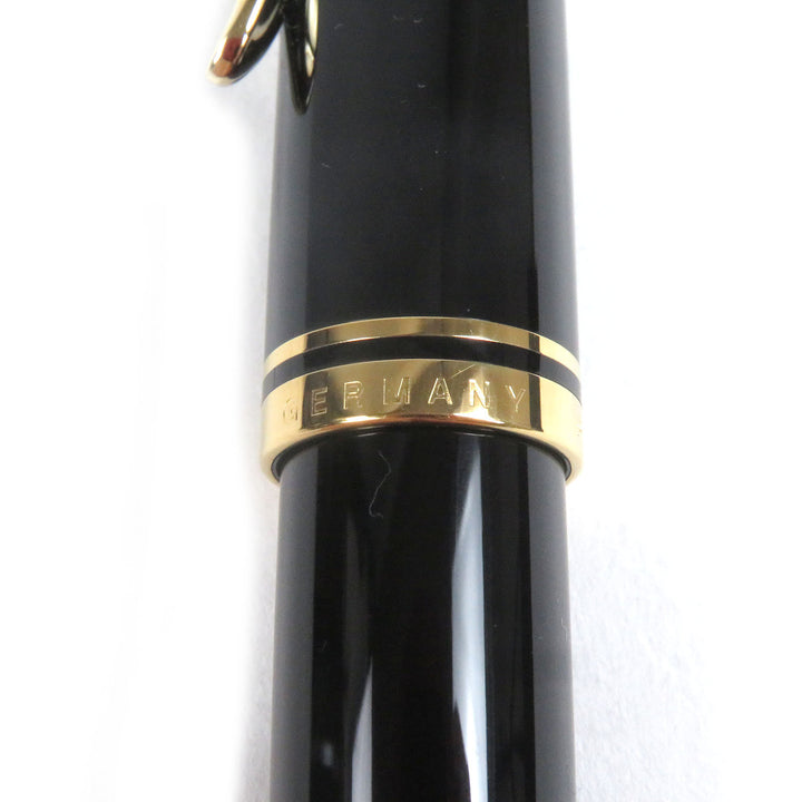 Excellent PERIKAN fountain pen Souvern M600 Cap type Black gold 14C mens