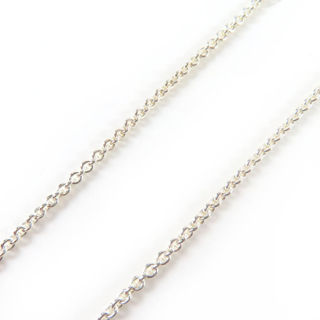 Excellent HERMES Necklace Amulet Cadena Silver AG925 Women