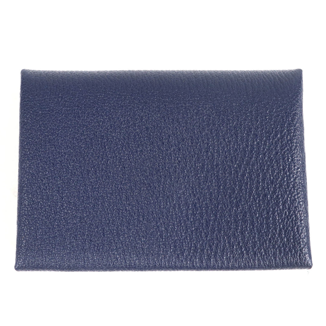 Pristine HERMES Coin case Calvi duo Shave Women
