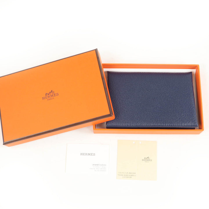 Pristine HERMES Coin case Calvi duo Shave Women