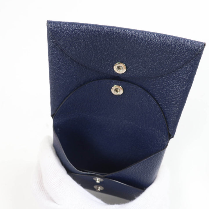 Pristine HERMES Coin case Calvi duo Shave Women